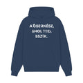 GISF500 HOODIE dusl blue front