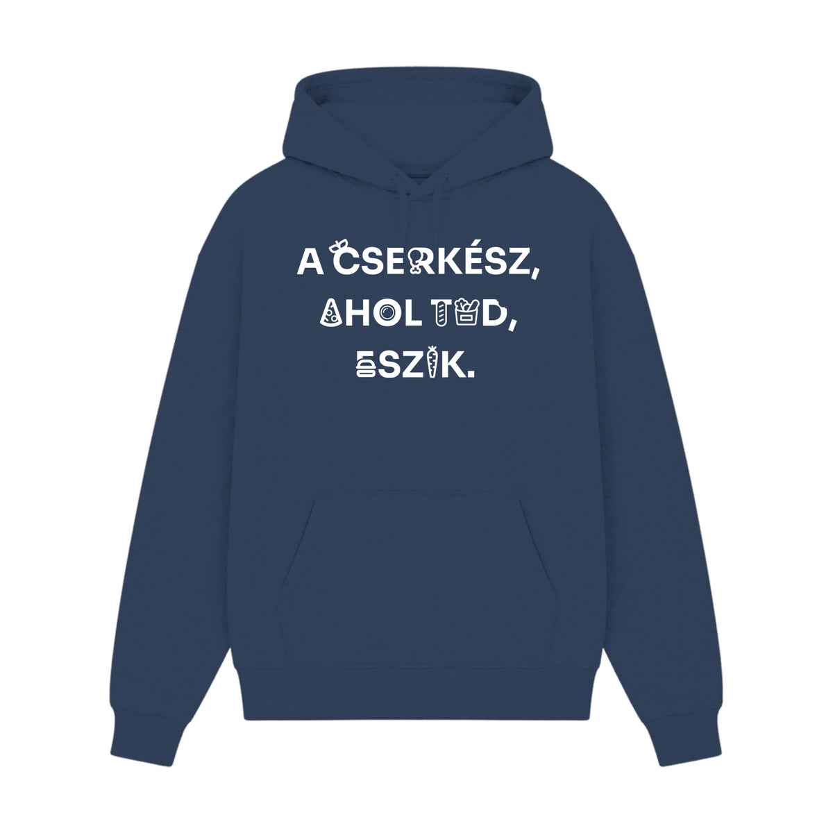 GISF500 HOODIE dusl blue front