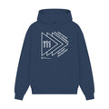 GISF500 HOODIE dusl blue front