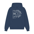 GISF500 HOODIE dusl blue front