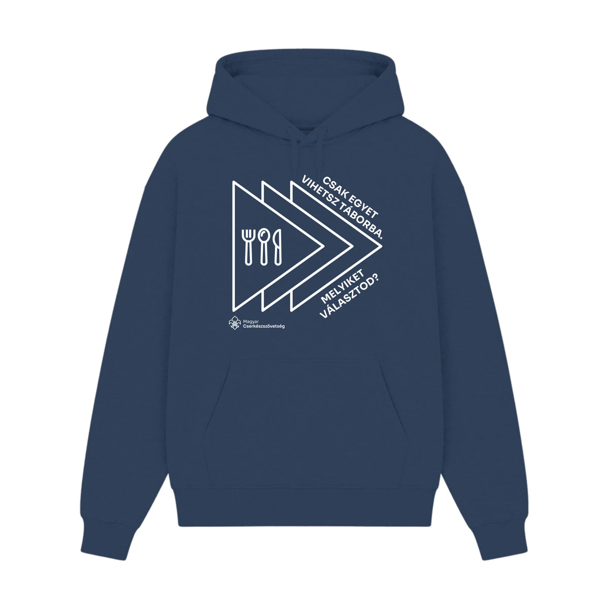 GISF500 HOODIE dusl blue front