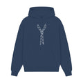 GISF500 HOODIE dusl blue front
