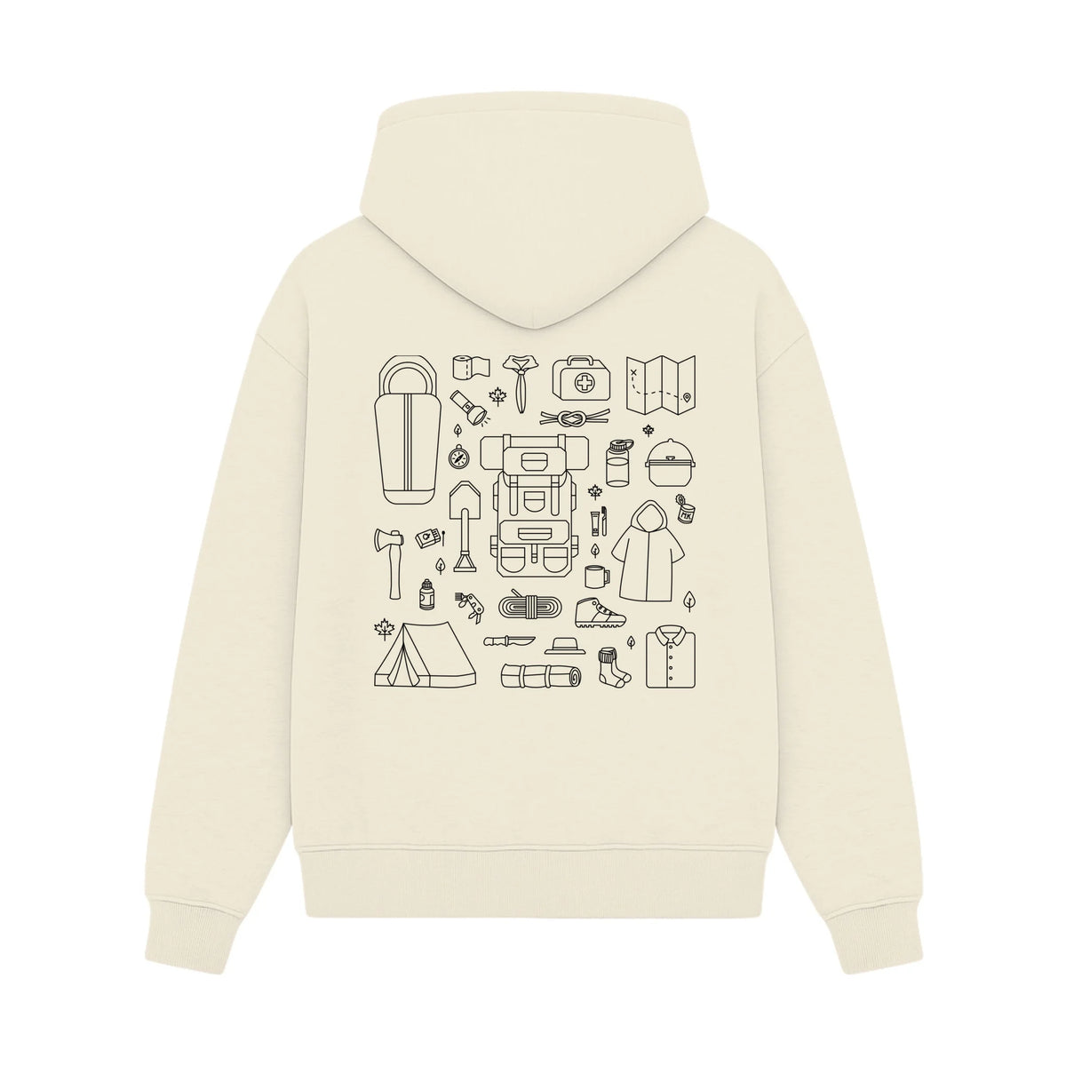GISF500 HOODIE off white back