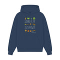 GISF500 HOODIE dusl blue front