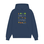 GISF500 HOODIE dusl blue front
