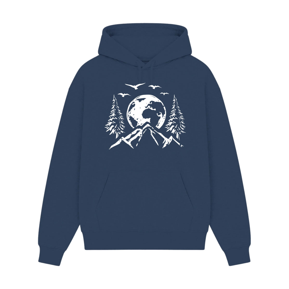 GISF500 HOODIE dusl blue front