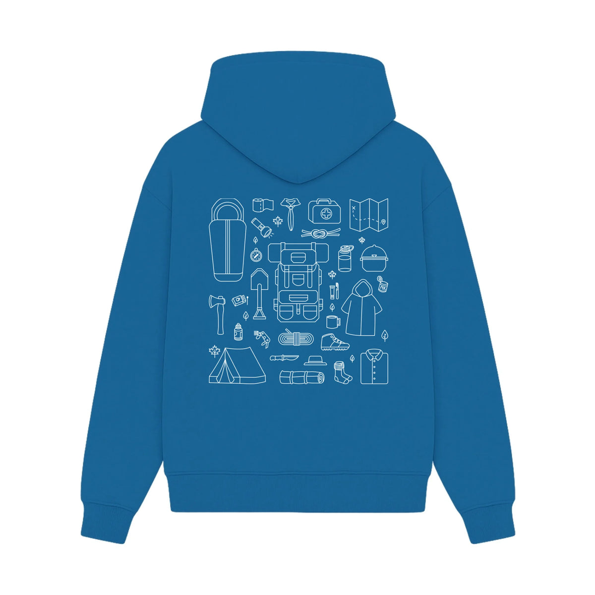 GISF500 HOODIE royal back