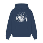 GISF500 HOODIE dusl blue front