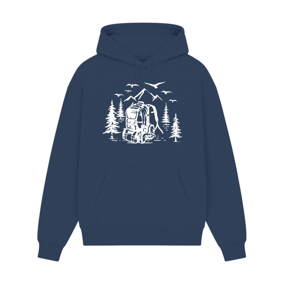 GISF500 HOODIE dusl blue front