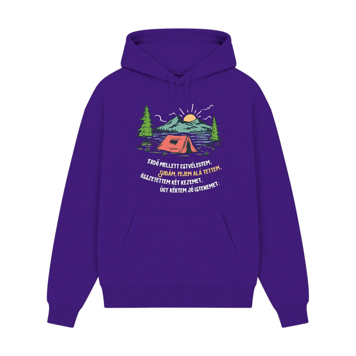 GISF500 HOODIE lila front