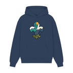 GISF500 HOODIE dusl blue front