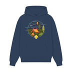 GISF500 HOODIE dusl blue front