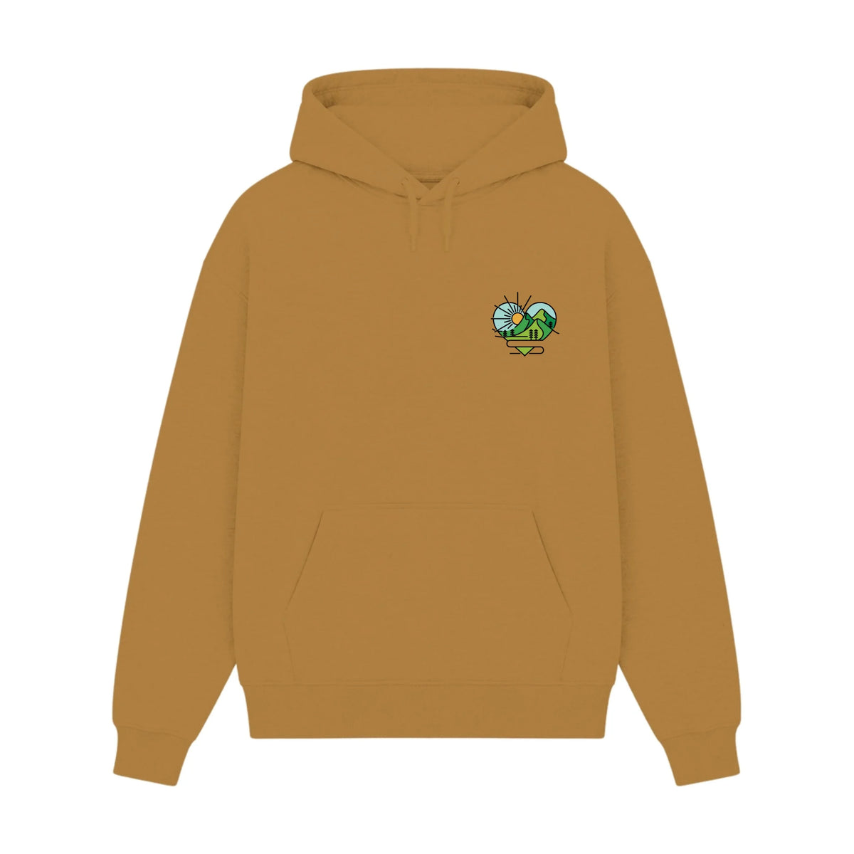 GISF500 HOODIE Mustrad front
