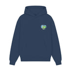 GISF500 HOODIE dusl blue front