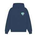 GISF500 HOODIE dusl blue front