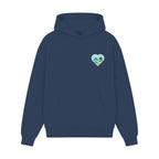 GISF500 HOODIE dusl blue front