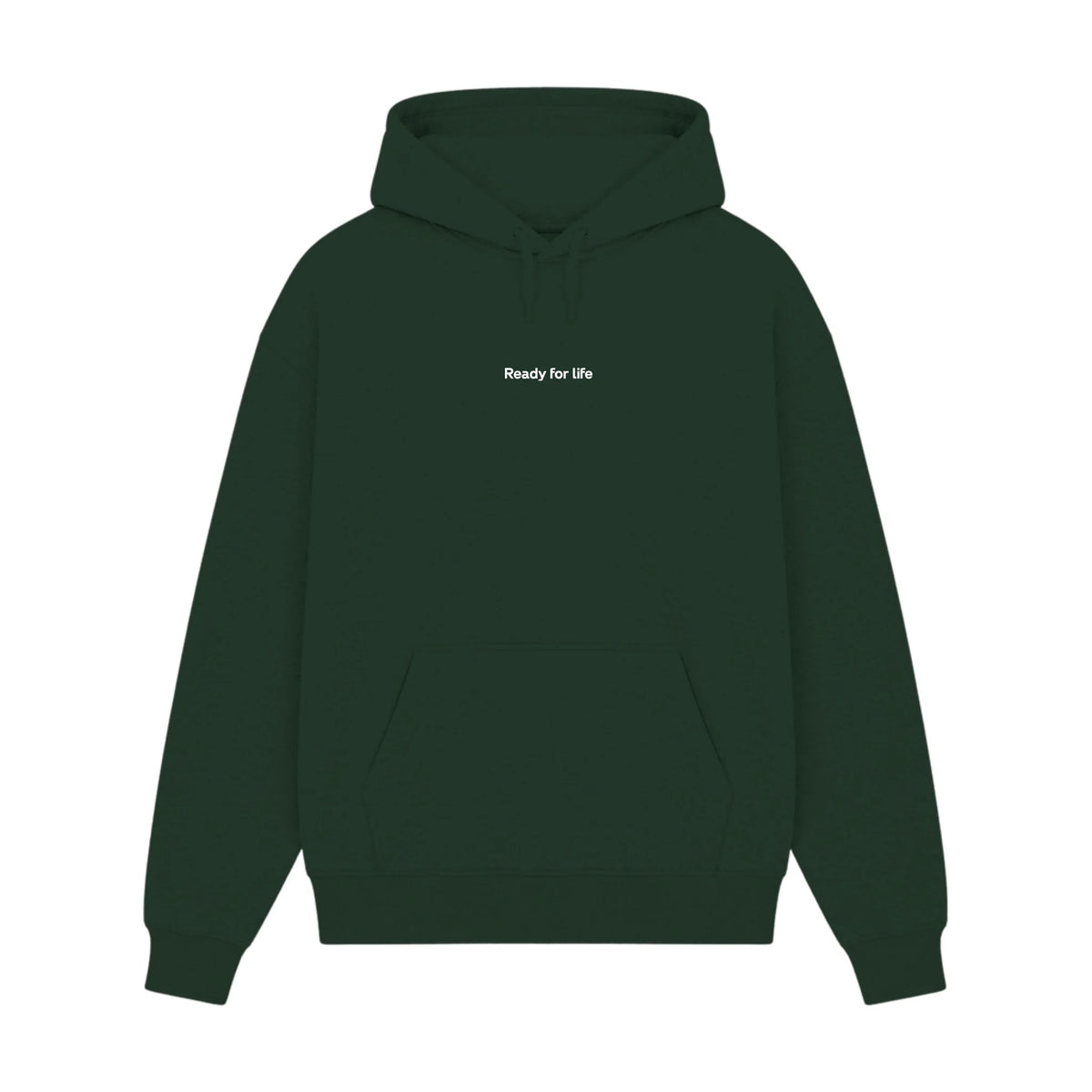 GISF500 HOODIE forest green front