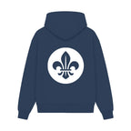 GISF500 HOODIE dusk blue back