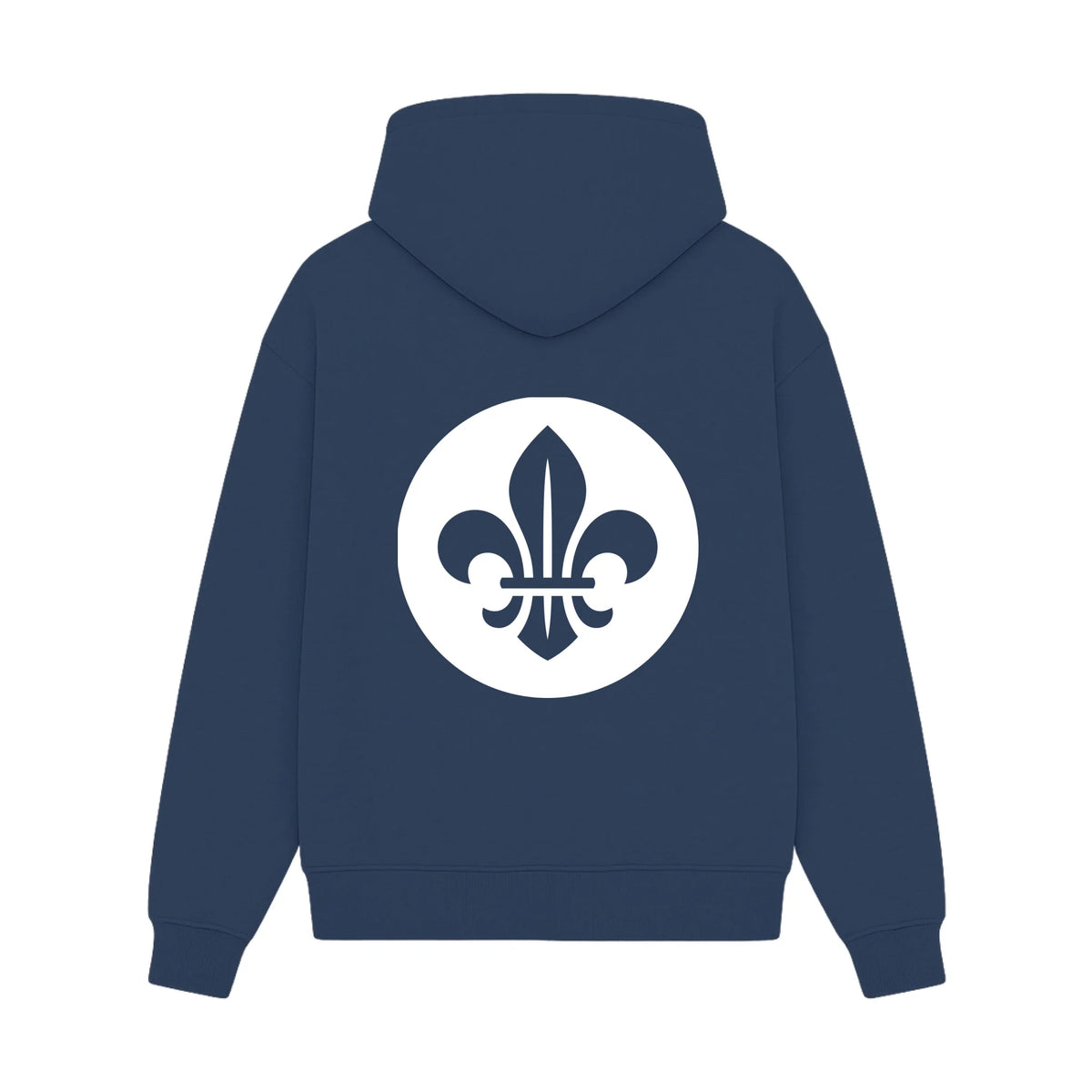 GISF500 HOODIE dusk blue back