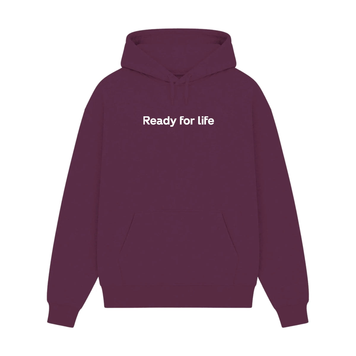 GISF500 HOODIE Maroon front