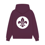 GISF500 HOODIE Maroon back