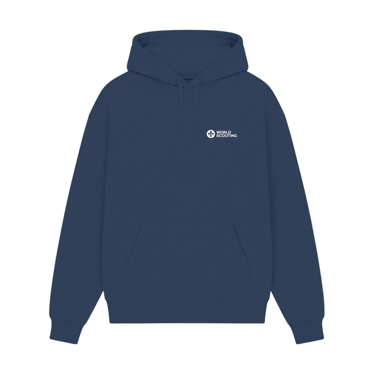GISF500 HOODIE dusl blue front