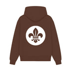 GISF500 HOODIE cocoa back