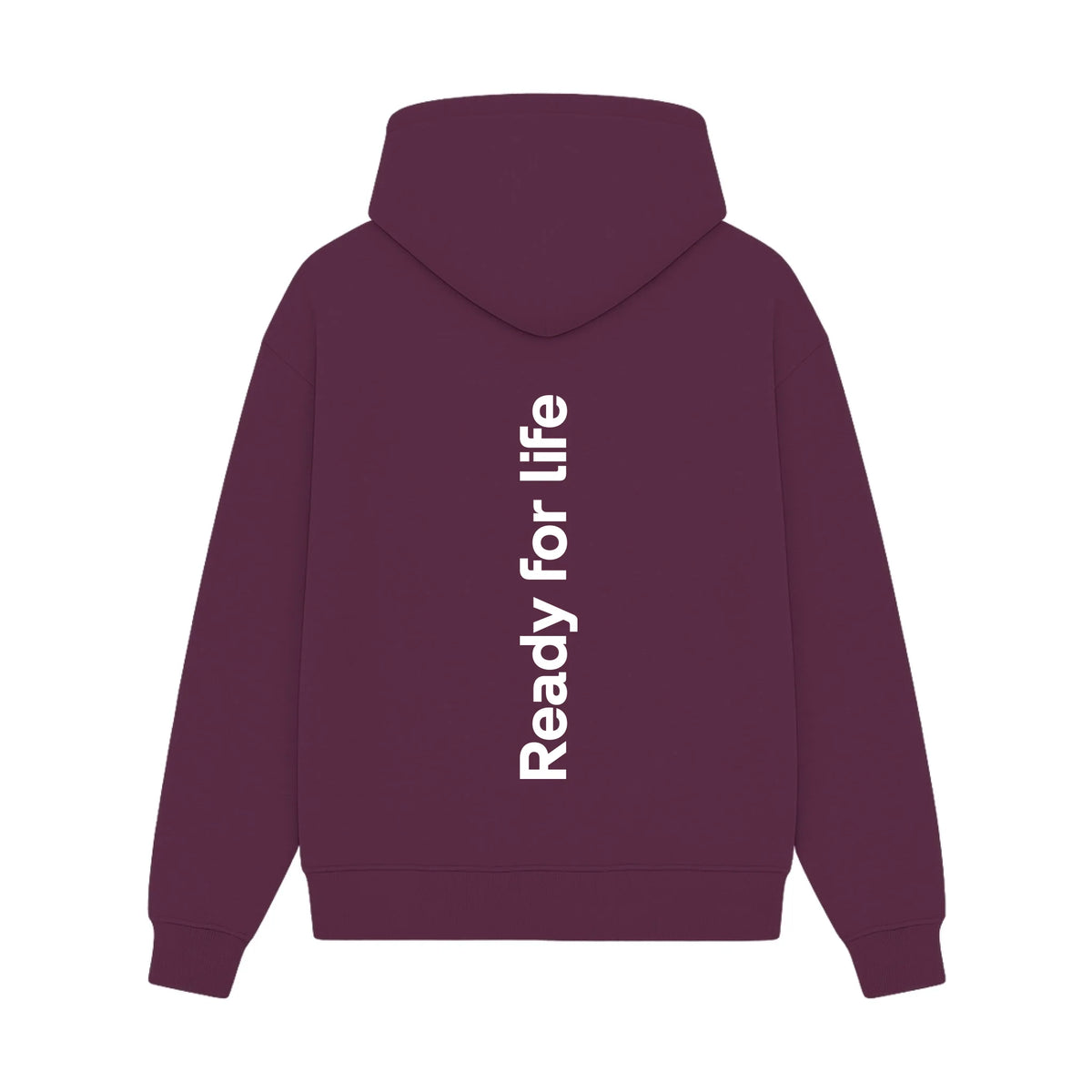 GISF500 HOODIE Maroon back
