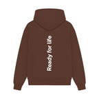 GISF500 HOODIE cocoa back