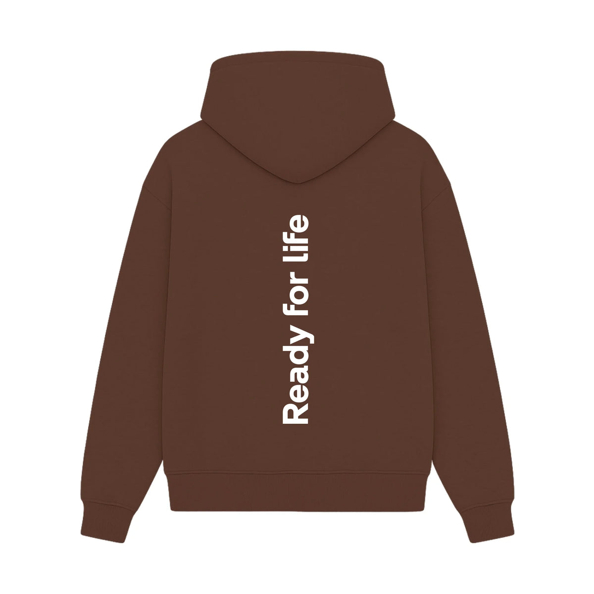 GISF500 HOODIE cocoa back