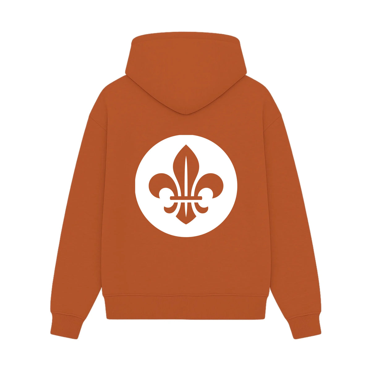 GISF500 HOODIE texas orange back