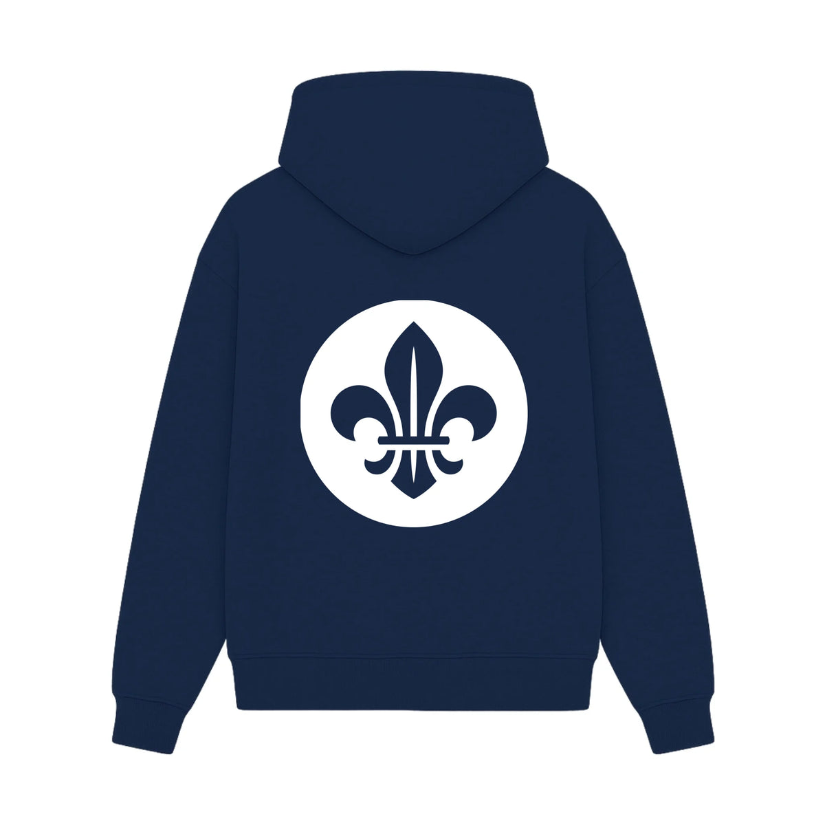 GISF500 HOODIE navy back