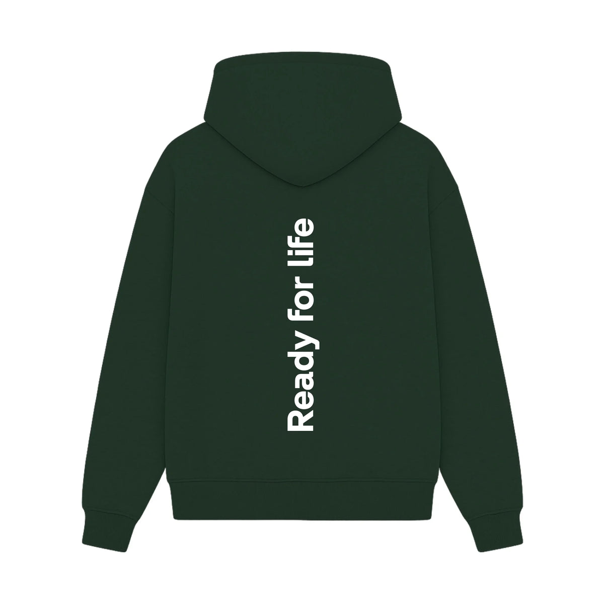 GISF500 HOODIE froest green back