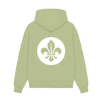 GISF500 HOODIE pistacchio back