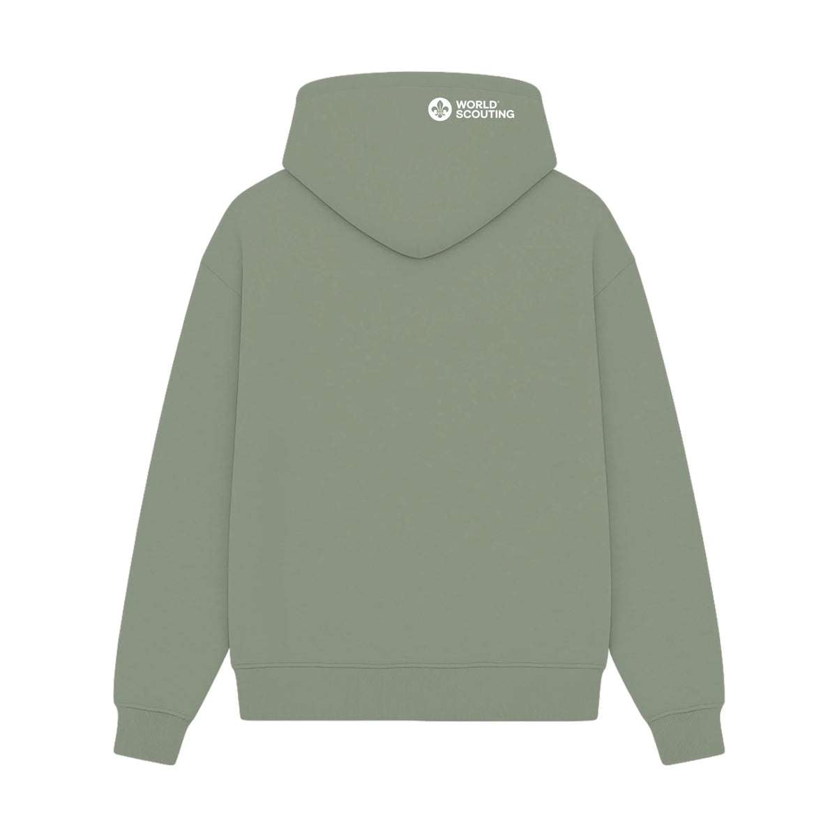 GISF500 HOODIE sage back