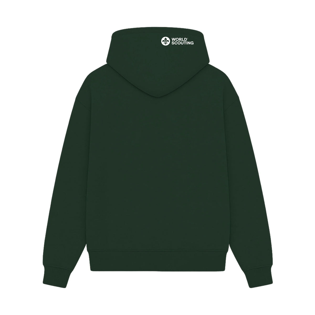 GISF500 HOODIE froest green back