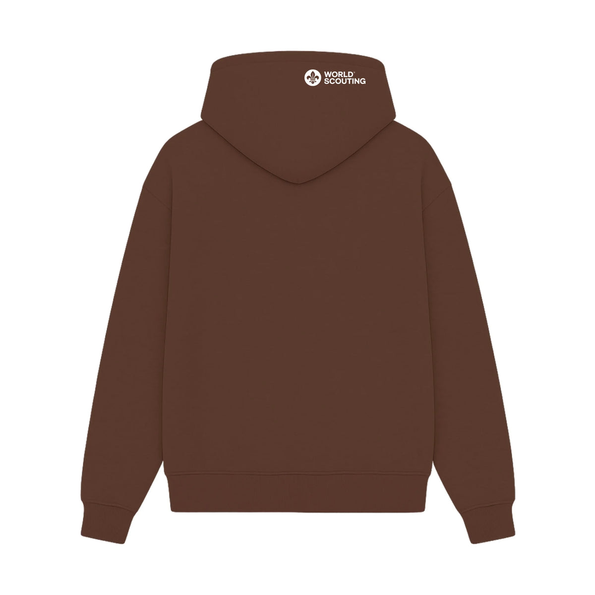 GISF500 HOODIE cocoa back