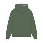 GISF500 HOODIE Military green back
