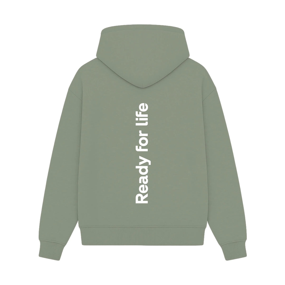 GISF500 HOODIE sage back