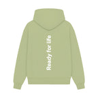 GISF500 HOODIE pistacchio back