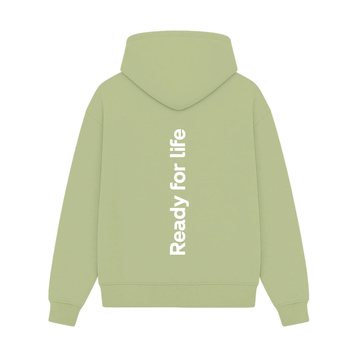 GISF500 HOODIE pistacchio back