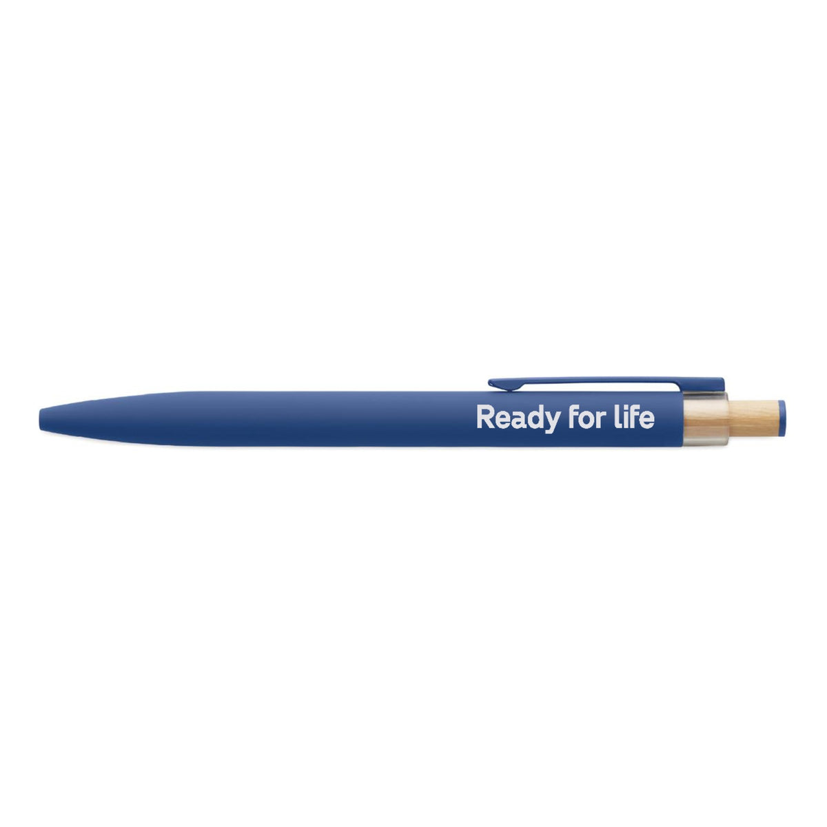 World Scouting golyóstoll – Ready for life gravírozással, kék