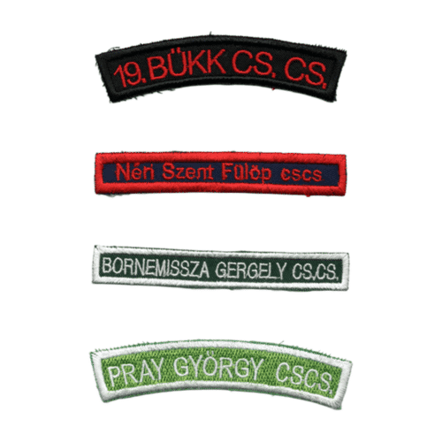 Alternative view of Csapatnév jelvény