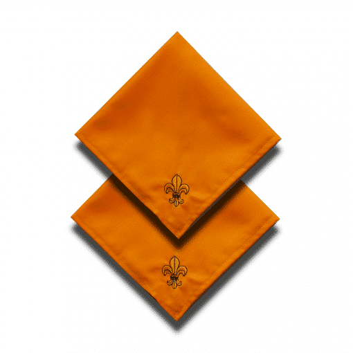 Kiscserkész nyakkendő - Sárga