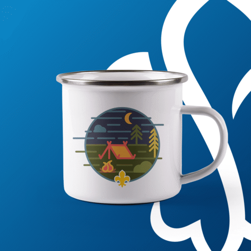 Tábor zománcbögre