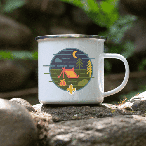 Alternative view of Tábor zománcbögre